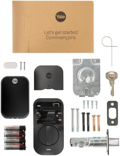 Yale Home Assure Lock 2 Deadbolt, Black Suede Keyless Entry Door Lock with Digital Touchscreen Keypad and Bluetooth Connectivity (No Wi-Fi), YRD450-BLE-BSP