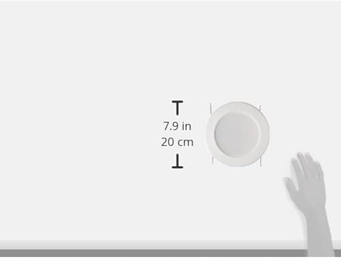 WiZ Retrofit Downlight - 6 inch LED Recessed Light Fixture - Motion Activated Recessed Light - 1150 Lumen - Connects to Wi-Fi - Control with Voice or App - Matter Compatible LED Lights | (Pack of 6)