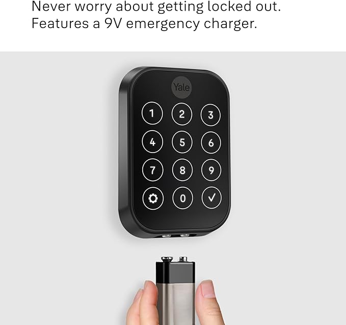 Yale Assure Lock 2 Plus Apple Home Keys Deadbolt (Tap to Open), Oil Rubbed Bronze Key-Free Smart Entry Door Lock with Wi-Fi Connected Touchscreen Keypad for Code Entry, YRD450-N-WF1-0BP