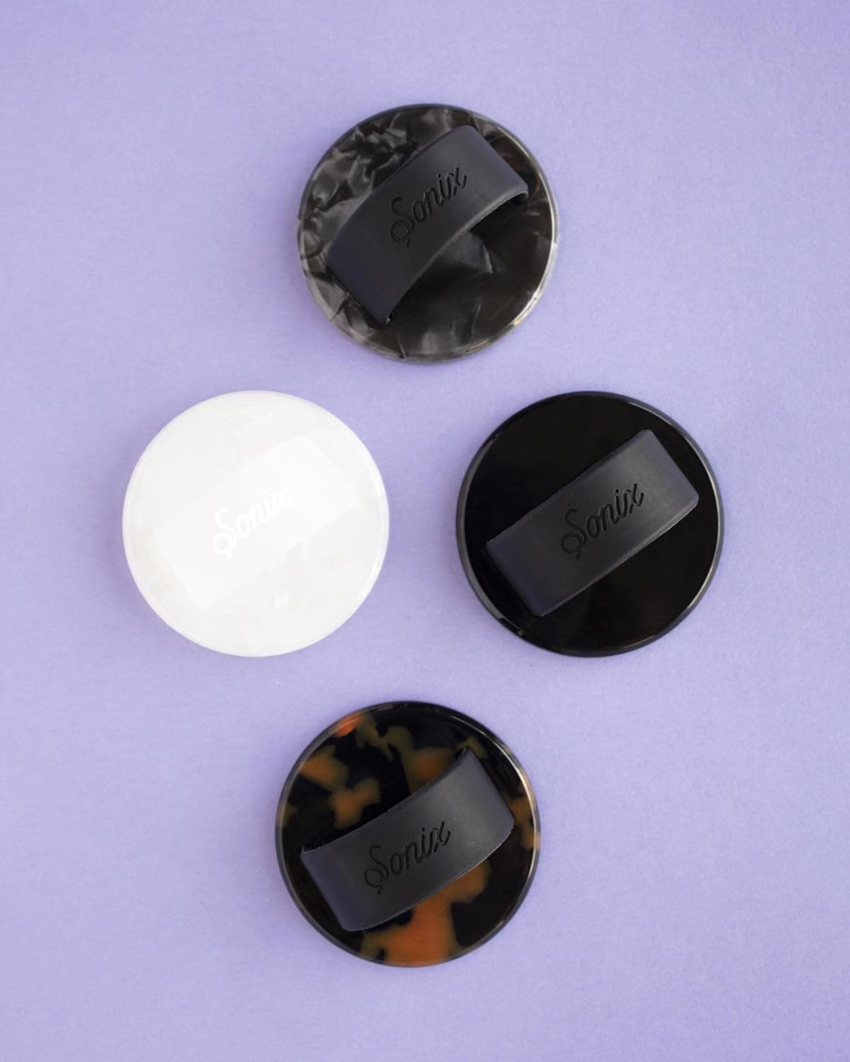 Sonix Silicone Phone Ring - Brown Tort, Black