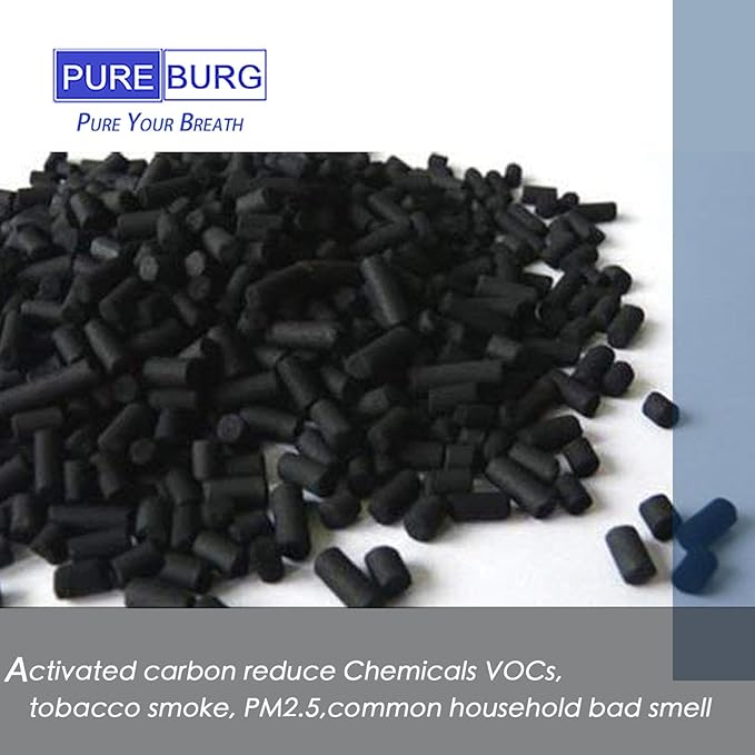 PUREBURG Replacement Filters Compatible with Break The Waves 3.8L, AIRMSEN 4L & MIDIT 3.8L Electric Kitchen Composter,2-Pack Activated Carbon Filter Air Clean