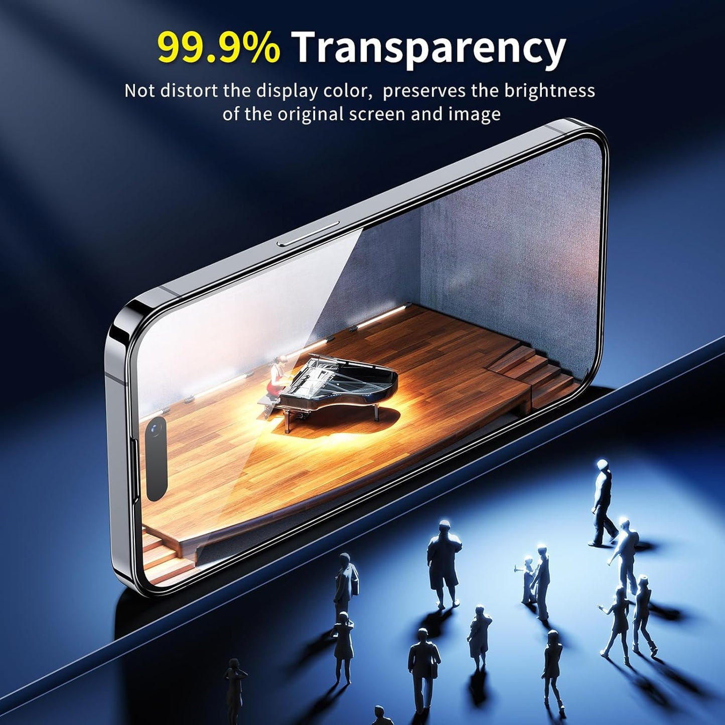 SMARTDEVIL 2-Pack Screen Protector for iPhone 12 Mini, Tempered Glass, HD Clear Film, Easy Installation, Dust-Free & Bubble-Free