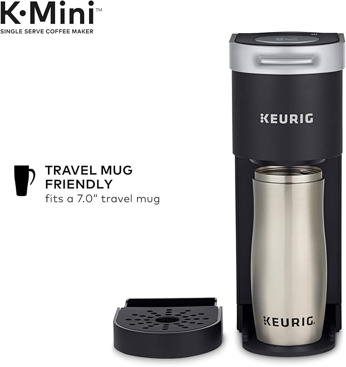 Keurig K-Mini Single Serve Coffee Maker with Donut Shop Coffee Pods, 32 count