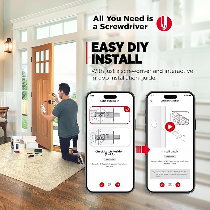 Kwikset Halo Select Plus Satin Nickel Touchscreen Apple Home Keys Tap-to-Unlock, Wi-Fi and Matter Enabled Smart Lock Deadbolt with Door Status Sensor and Intrusion Detection