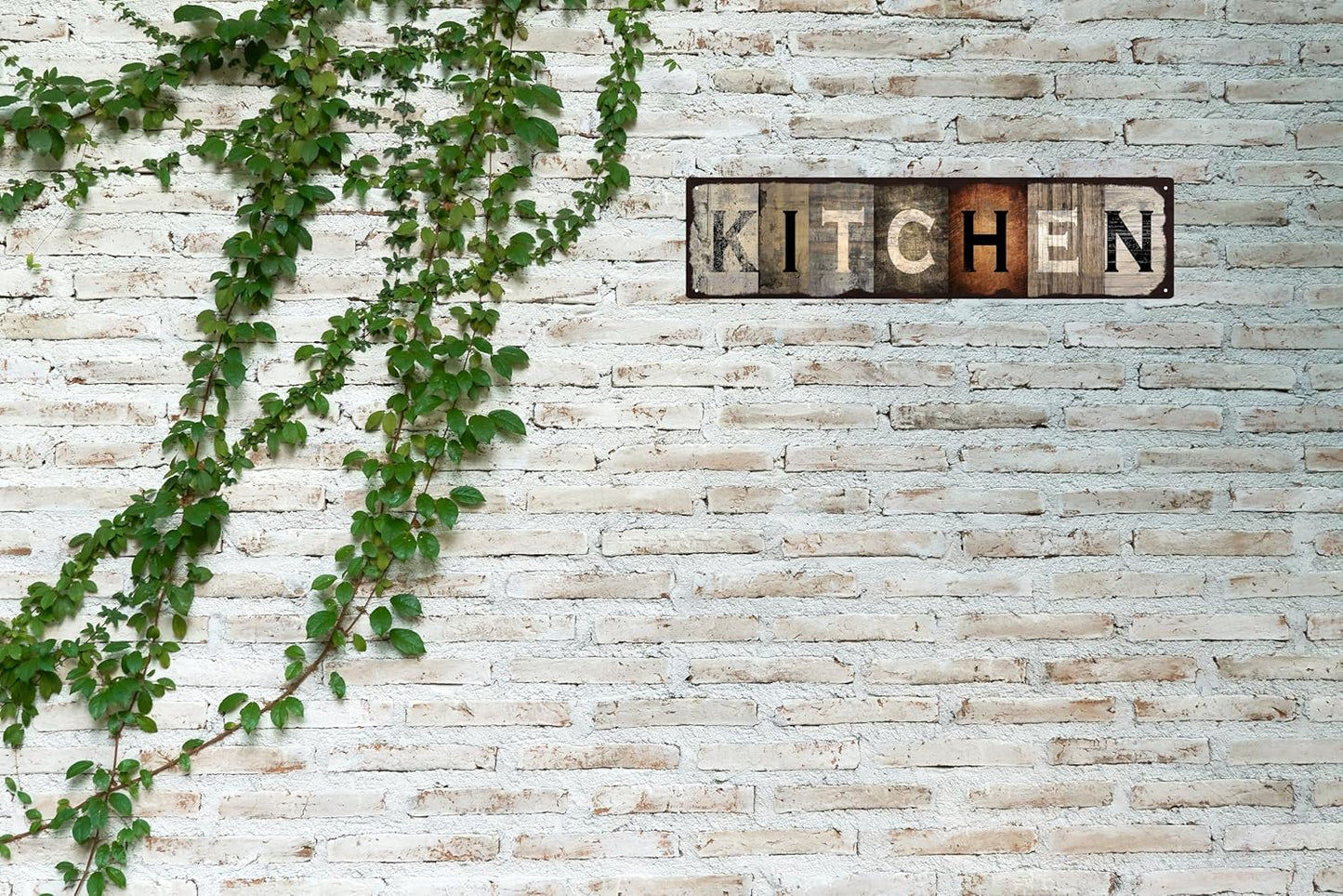 Vintage Tin Sign Retro Metal Kitchen Signs for Home Decor Stylish Wall Art Plaques Ideal Gift for Home Bathroom Kitchen and Gothic Wall Decor in Every Room 16x4in
