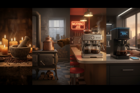 From Mortar to Wi-Fi: A History of the Morning Coffee