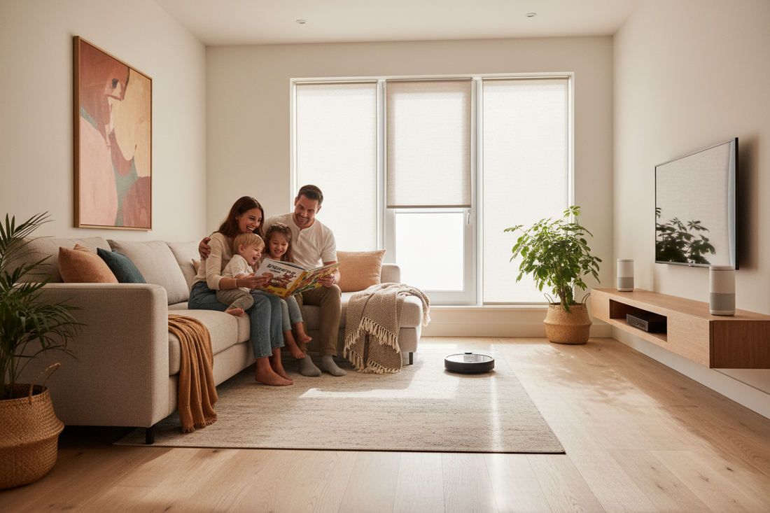 Smart Home Convenience for Busy Parents: Less Housework, More Family Time