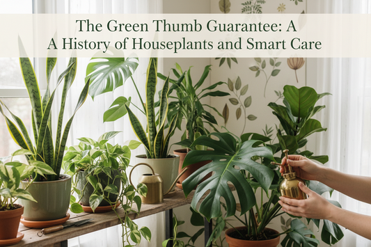 The Green Thumb Guarantee: A History of Houseplants and Smart Care