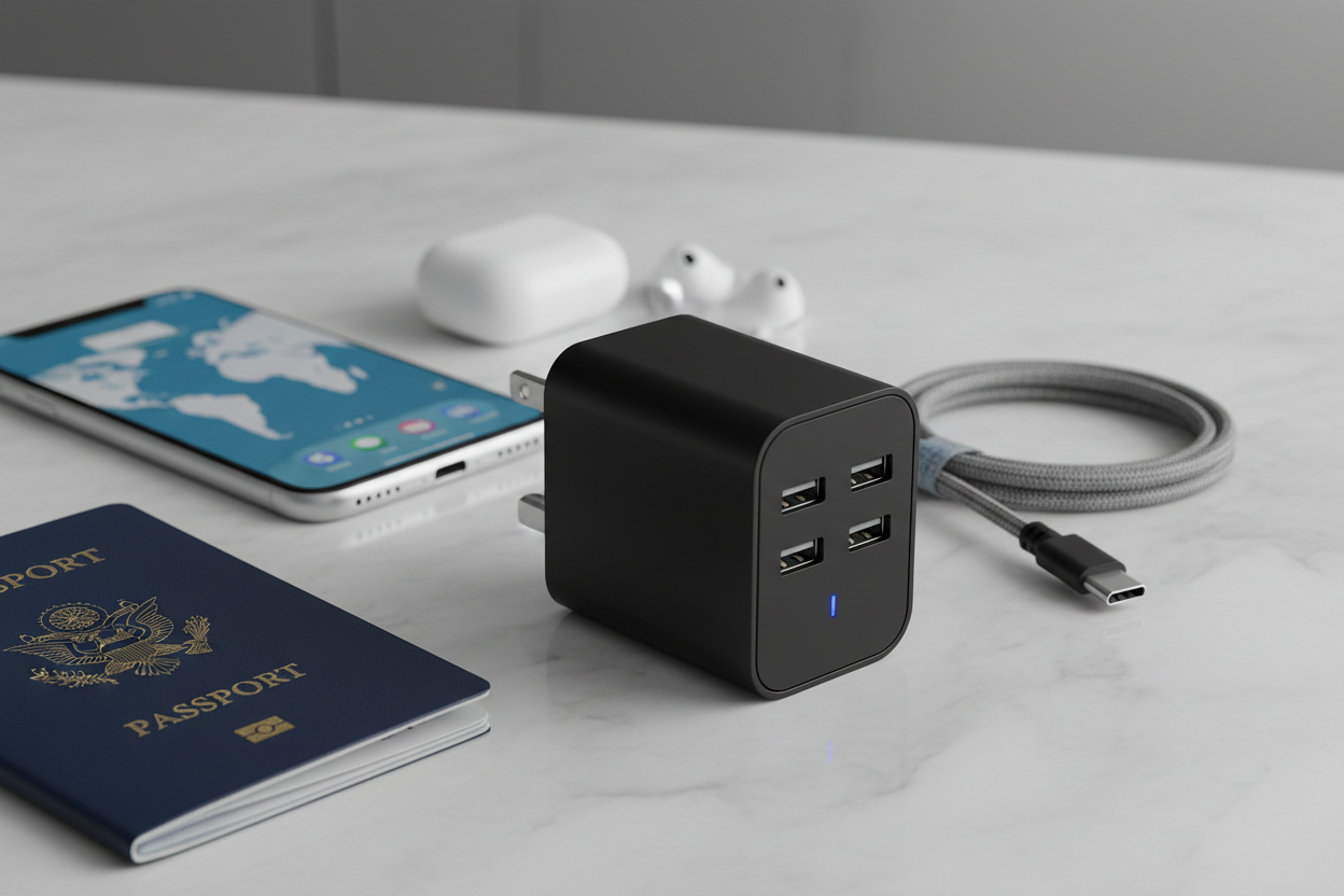Compact Multiport 🔌 Compact Multi-Port Chargers for Travel & Everyday Carry – Smart EaseOn