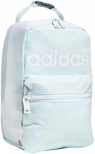 adidas Unisex Santiago Lunch Bag, Insulated School Food Container Box Discontinued, Almost Blue/White/2.0, One Size