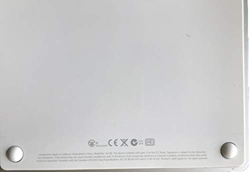 WESAPPINC 2pcs/Set Replacement Touchpad Bottom Rubber Feet for Magic Trackpad A1339 Bottom Case Kit