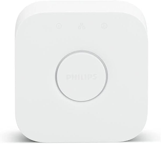 Philips Hue Bridge,Unlock The Full Potential of Hue Bridge System,Multi-Room and Out-of-Home Control,Create Automations and Zones,Smart Lighting Hub,Works with Voice-and Matter-Compatible,(Pack of 2)