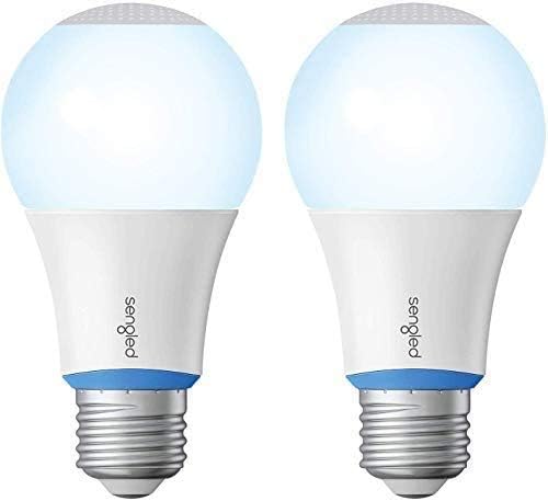 Sengled Zigbee Smart Light Bulbs, Smart Hub Required, Work with SmartThings and Echo with Built-in Hub, Voice Control with Alexa and Google Home, 5000K 100W Eqv. Daylight A19 Alexa Light Bulb, 2 Pack