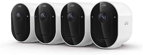 Arlo Pro Security Camera 2K HDR (6th Gen, 2025 Release) Wireless Outdoor Camera, 4 Cam, with Secure Plus 3-Month Subscription
