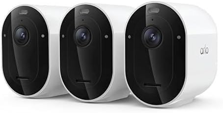 Arlo Pro Security Camera 2K HDR (6th Gen, 2025 Release) Wireless Outdoor Camera, 3 Cam, with Secure Plus 3-Month Subscription