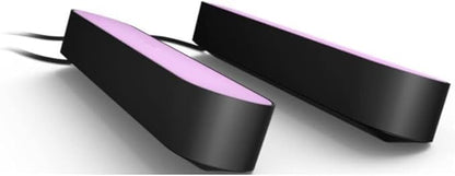 Philips Hue Smart Play Light Bar Base Kit, Black, 2 Pack, White & Color Ambiance LED Color-Changing Light Requires Bridge, Control with App, Works with Alexa, Google Assistant and Apple HomeKit