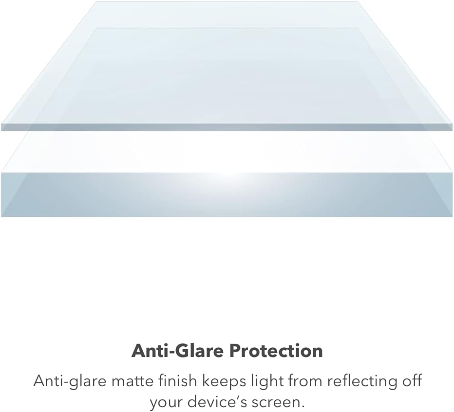 ZAGG InvisibleShield Glass Elite Anti-Glare Screen Protector for Apple iPhone 13 mini, 5X Shatter Protection, Anti-Microbial Treatment, Anti-Fingerprint Technology, Easy to Install