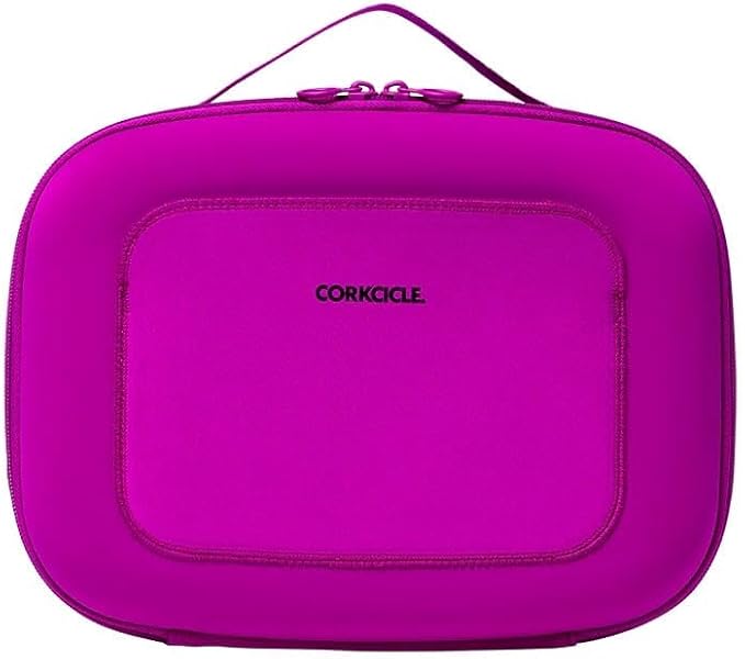Corkcicle Lunchpod Insulated Lunch Bag - Crush-Proof Design - Food Safe Interior - Exterior & Interior Pockets - 11” x 8.75” x 4” - Summer Gift - Keeps Food Cold - Berry Punch Neoprene
