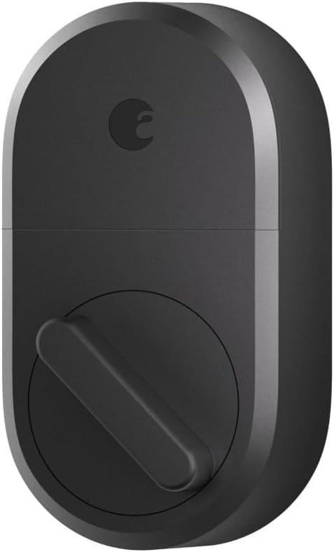 August Home Smart Lock - Keyless Home Entry with Your Smartphone - Dark Gray