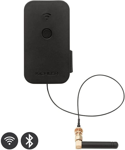 Kichler Smart Control Timer in Black, Wi-Fi Enabled Landscape Lighting Automation (2.5" W x 2.25" H x 4" L), 16085BK