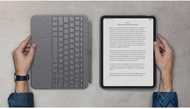 Logitech Combo Touch iPad 10th Gen Case, Detachable Keyboard, Large Precision Trackpad, Backlit Keyboard, Smart Connector - Oxford Gray