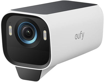 eufy Security eufyCam S3 Pro Add-on Cam, Solar Camera Outdoor Wireless, MaxColor Night Vision, 4K Security Camera with Solar Panel, Face Recognition AI, Expandable Local Storage, No Monthly Fee