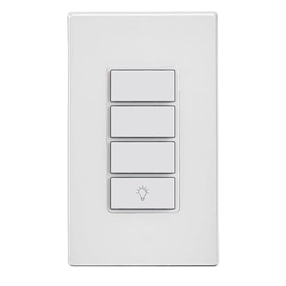 Leviton Decora Smart Controller Switch, Wi-Fi 2nd Gen, Neutral Wire Required, Works with My Leviton, Alexa, Google Assistant, Apple Home/Siri, & Wired or Wire-Free 3-Way, D2SCS-1RW, White