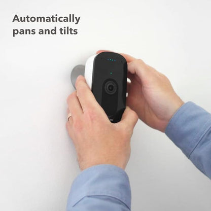 ecobee SmartCamera – Indoor WiFi Security Camera, Smart Home Security System, 1080p HD 180 Degree FOV, Night Vision, 2-Way Audio, Works with Apple HomeKit, Alexa Built In