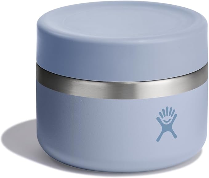 Hydro Flask Food Jar – Insulated Stainless Steel, Snack Travel Container for Hot Food, Lunch, & Soup 12 Oz Surf Blue