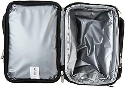 PICNIC TIME Star Wars Darth Vader Pranzo Insulated Lunch Box, Soft Sided Cooler Bag with Utensil Set, Dual Compartment Lunch Tote, (Black)