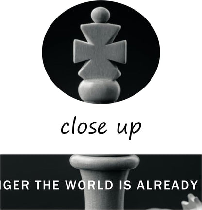 Inspirational Wall Art International Chess Motivational Poster Be A Game Changer The World Is Already Full Of Players Canvas Painting Prints Wall Pictures for Home Decor Framed Artwork [18''W x 24''H]