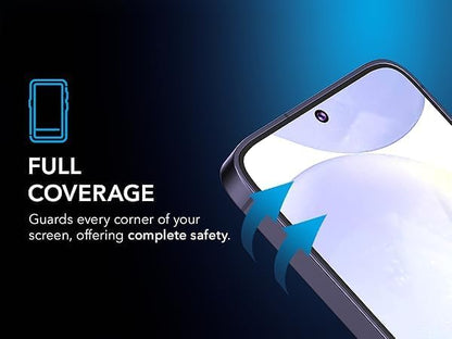 Deppa |2 Pack| Anti-Blue Light Screen Protector for iPhone 14 Pro (6.1')| Scratch Resistant Tempered Glass | 3D Edge to Edge Coverage | Easy Installation Kit | Eye Safeguard TÜV Certified