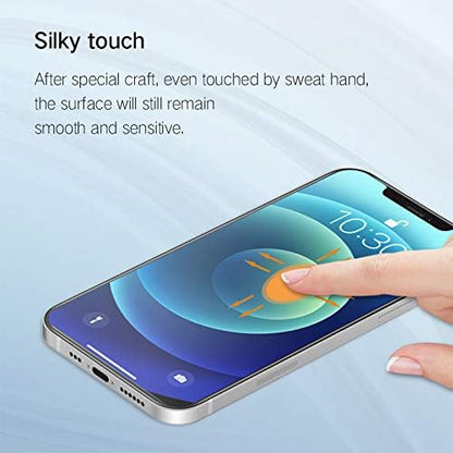 PERFECTSIGHT Anti Blue Light Screen Protector Compatible with iPhone 12 Pro Max 2020 6.7 inch, Eye Care HD Clear Tempered Glass - Anti Eye Fatigue & Eye Dry 2X Stronger Easy Installation