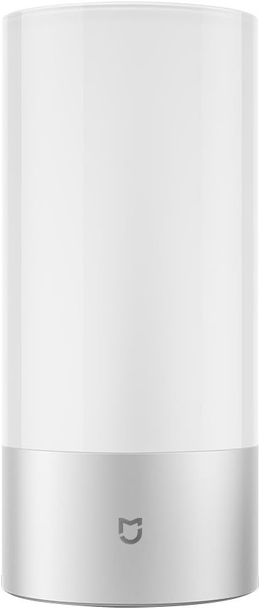 Mi Bedside Lamp, Touch & Wi-Fi Control Table Lamp, Dimmable RGB Color Changing (US Version with Warranty)