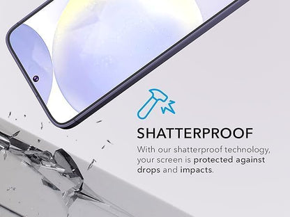 Deppa |2 Pack| Anti-Blue Light Screen Protector for iPhone 15 Pro Max (6.7') | Scratch Resistant Tempered Glass | 3D Edge to Edge Coverage | Easy Installation Kit | Eye Safeguard TÜV Certified