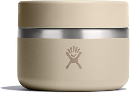 Hydro Flask Food Jar – Insulated Stainless Steel, Snack Travel Container for Hot Food & Soup 12 Oz Oat Tan