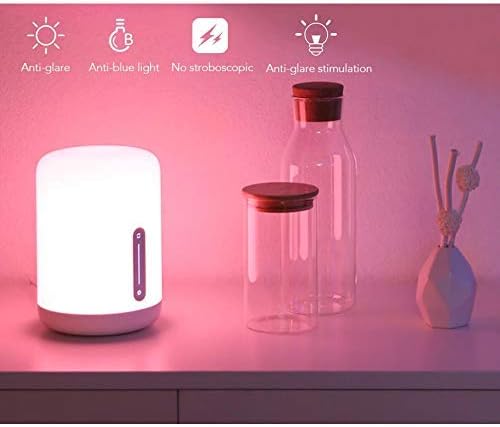 Xiaomi Mi Smart Bedside Lamp 2, Colorful Light, Table Lamp, Bluetooth WiFi Touch APP Control Apple Home Kit