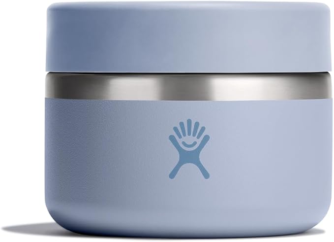 Hydro Flask Food Jar – Insulated Stainless Steel, Snack Travel Container for Hot Food, Lunch, & Soup 12 Oz Surf Blue
