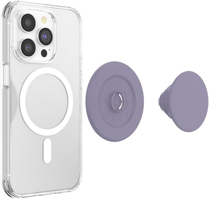 PopSockets Phone Grip for MagSafe with Kickstand, Magnetic Stand, Swappable Top, Secure Hold for iPhone MagSafe Cases, Phone & Tablet Grip - Soft Touch Dusk