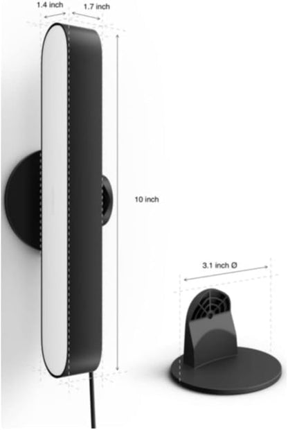 Philips Hue Smart Play Light Bar Base Kit, Black, 2 Pack, White & Color Ambiance LED Color-Changing Light Requires Bridge, Control with App, Works with Alexa, Google Assistant and Apple HomeKit