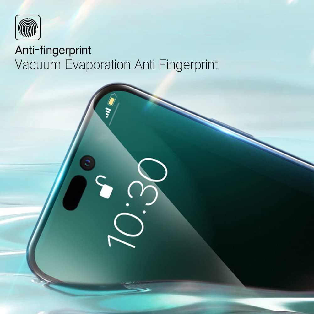 PERFECTSIGHT Sapphire Anti Blue Light Screen Protector Designed for iPhone 14 Pro Max - Medical-Grade Eye Protection - HD Clear Filter 6 Radiations Shatterproof Diamond Hard Tempered Glass (6.7 inch)