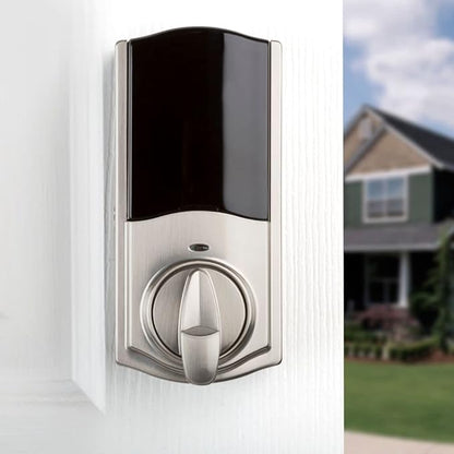 Kwikset Convert Zigbee 3.0 Electronic Smart Lock Conversion Kit in Satin Nickel