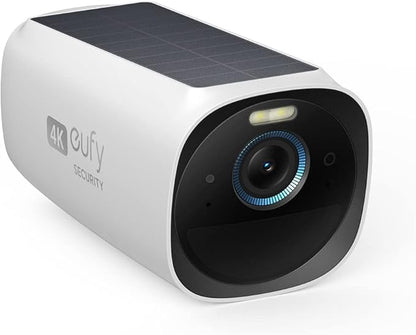 eufy Security eufyCam S330 (eufyCam 3) Add-on Camera, Security Camera Outdoor Wireless, 4K with Integrated Solar Panel, Face Recognition AI, Expandable Local Storage, Spotlight, No Monthly Fee