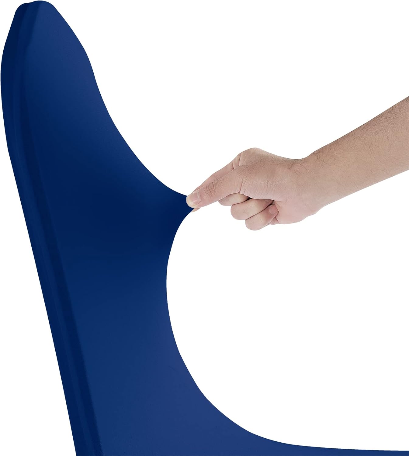 Waterproof Spandex Chair Cover 12PCS, Stretch Dining Chair Covers, Polyester Outdoor Chair Covers, Protector Stretch Chair Cover for Party Universal, Banquet, Wedding Event, Hotel(Classic Blue)
