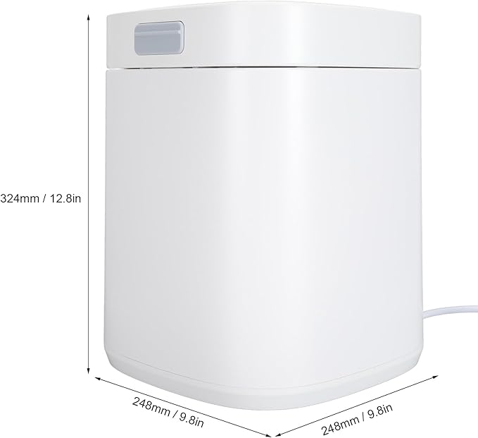 Smart Waste Kitchen Composter, 2.5L Capacity Electric Food Recycler Turn Waste Into Fertilizer, for Kitchen Disposal (US Plug 110V)