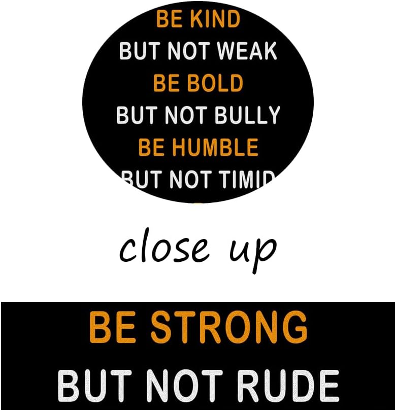 Office Wall Decor Inspirational Canvas Wall Art Motivational Prints Posters Be Strong Inspiring Positive Quotes Pictures Prints Artwork Living Room Decor for Home Framed Ready to Hang [18''Wx 24''H]