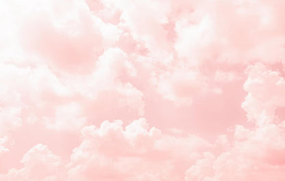 Pink Cloud Wallpaper Wall Mural for Bedroom Living Room (Not Peel n’ Stick)