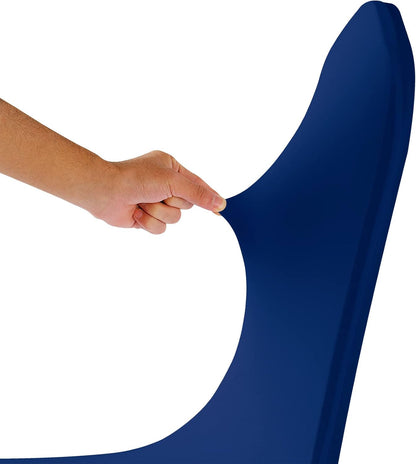Spandex Chair Covers, 12PCS, Removable Washable Protector for Living Room, Party, Banquet, Wedding, Hotel (Classic Blue)