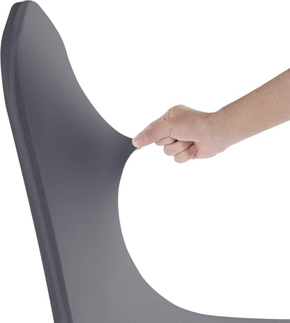 SUPERO Waterproof Spandex Chair Cover 25PCS, Stretch Dining Chair Covers, Polyester Outdoor Chair Covers, Protector Stretch Chair Cover for Party Universal, Banquet, Wedding Event, Hotel(Grey)