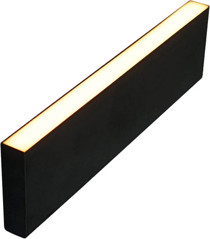 LUMENGY Paver Light Slim 0.5x6 Inch Glare-Free Steel Brick Lighting for Pavers, Walls, Driveway & Pathway Borders 2700K Warm White, Waterproof, Drive-Over Rated - 12V AC/DC